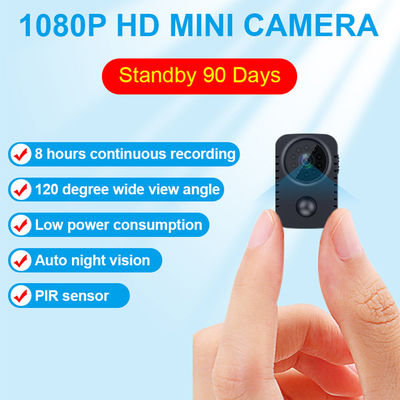 Kamera Mini Camcorders HD 1080P Smart PIR Sensor Night Vision Body