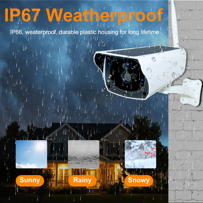 Solaraufladungs1080p HD Kamera IP67 wasserdichter 128GB Sd Karten-u. Wolken-Speicher im Freien P2P WIFI-Radioapparat-außerhalb der Kamera