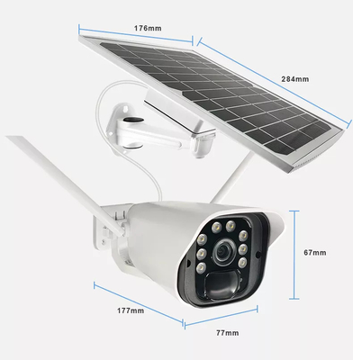 Drahtloses HD lang mit batteriebetriebene PIR Wifi Solar Powered-Überwachungskamera IPhauptüberwachungskameras im Freien